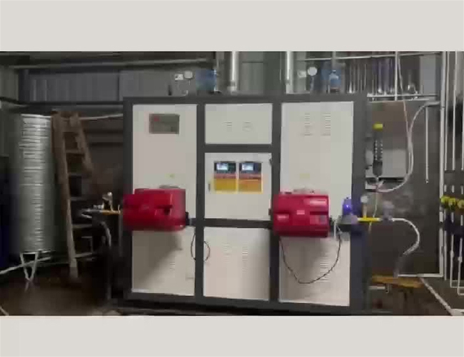 广东潮州做泡鸭掌客户用1吨燃气蒸汽发生器+1吨净水机配套蒸煮线、解冻池安装完成